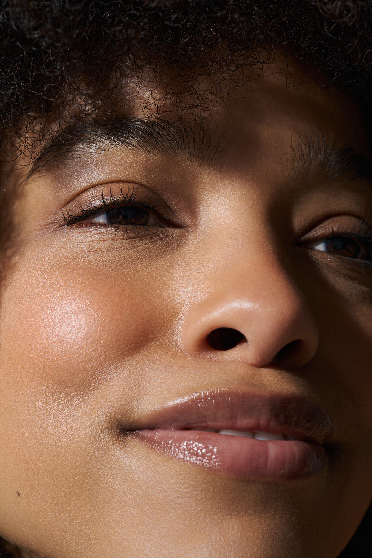 Beauty portrait, profile