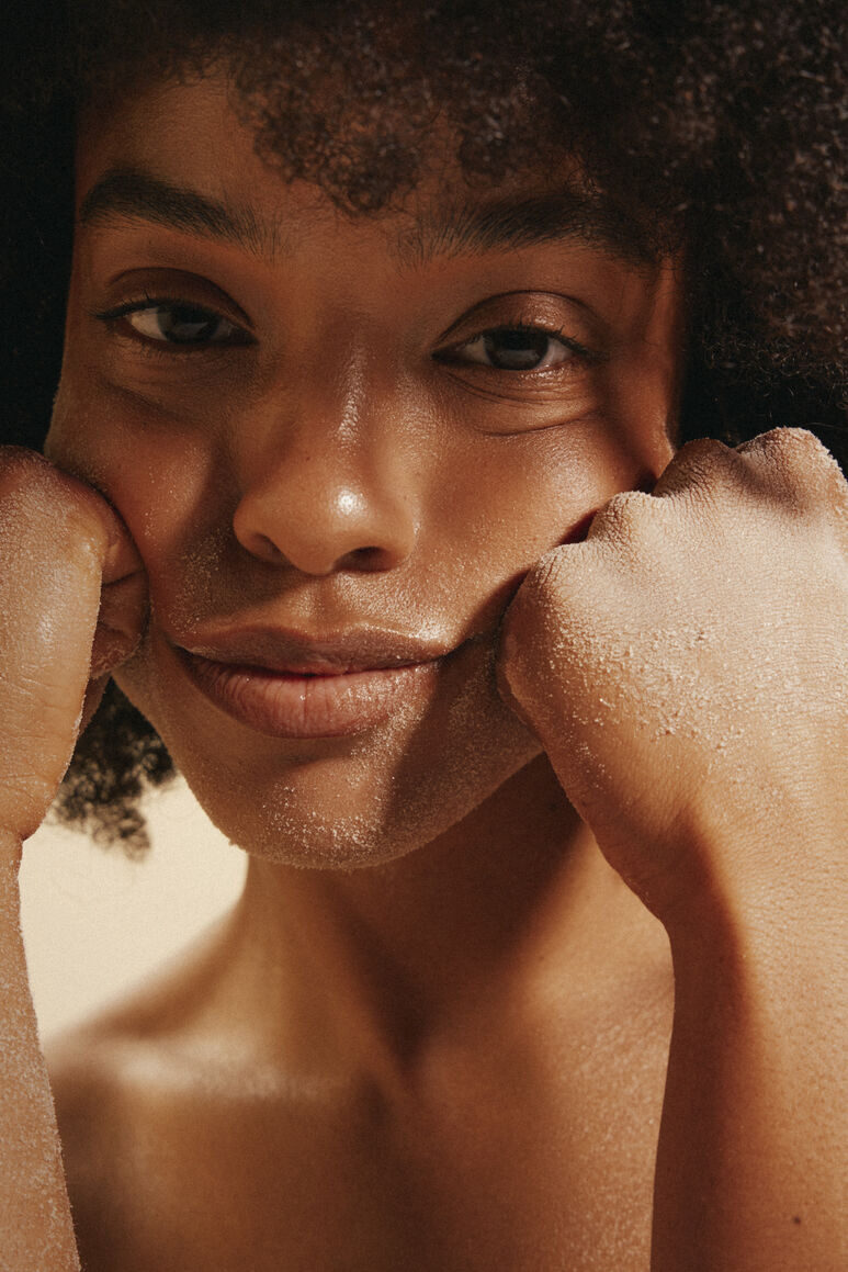 Beauty close-up, natural light
